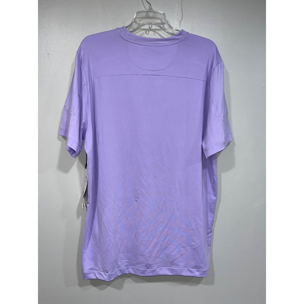 Fila Adrenaline Performance Tennis Men's Shirt Crew Purple Athletic Training Lar - Picture 5 of 5